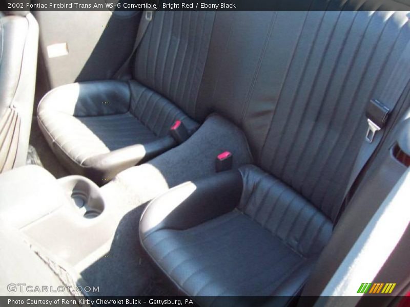 Bright Red / Ebony Black 2002 Pontiac Firebird Trans Am WS-6 Convertible
