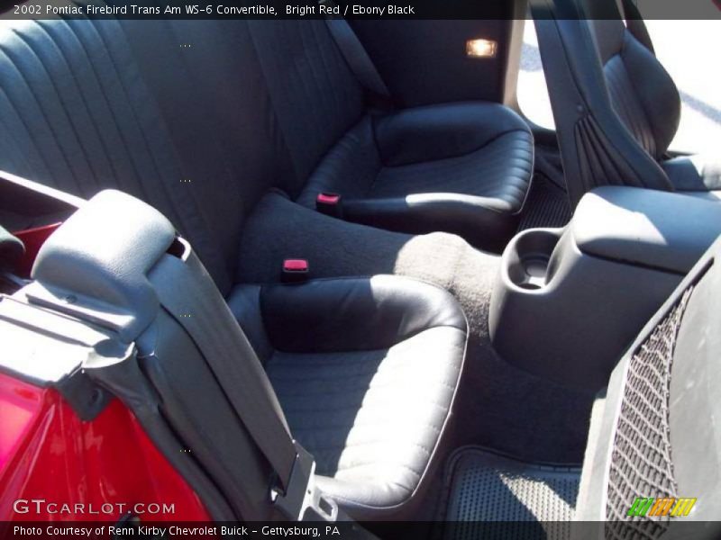 Bright Red / Ebony Black 2002 Pontiac Firebird Trans Am WS-6 Convertible