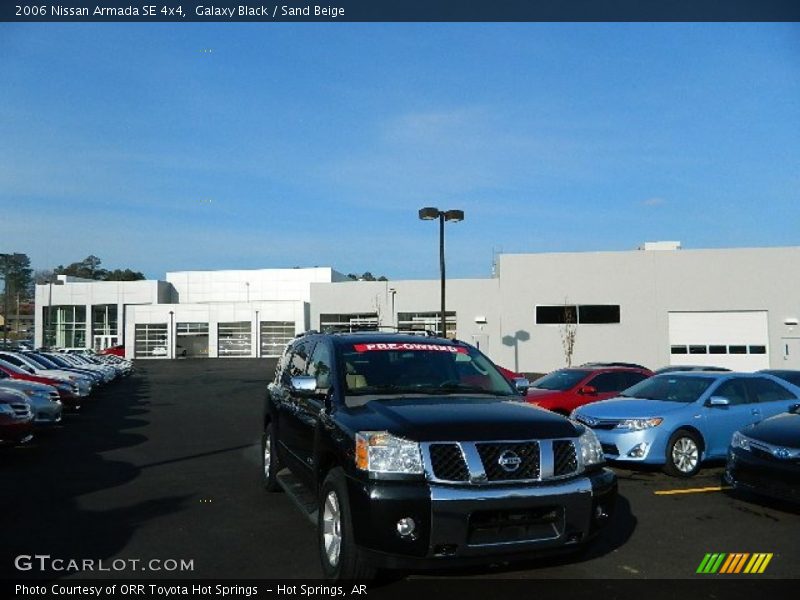 Galaxy Black / Sand Beige 2006 Nissan Armada SE 4x4