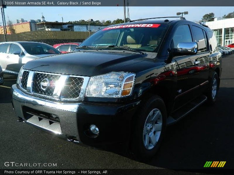 Galaxy Black / Sand Beige 2006 Nissan Armada SE 4x4