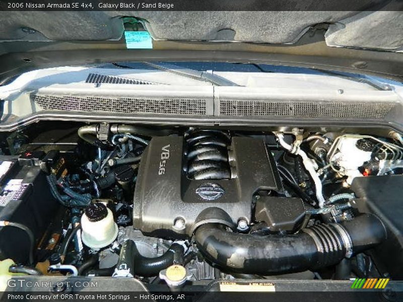 Galaxy Black / Sand Beige 2006 Nissan Armada SE 4x4