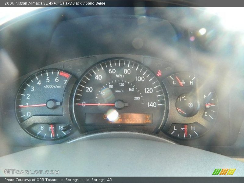 Galaxy Black / Sand Beige 2006 Nissan Armada SE 4x4