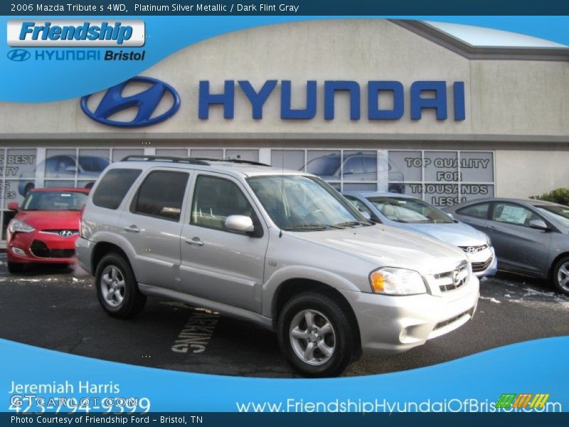 Platinum Silver Metallic / Dark Flint Gray 2006 Mazda Tribute s 4WD