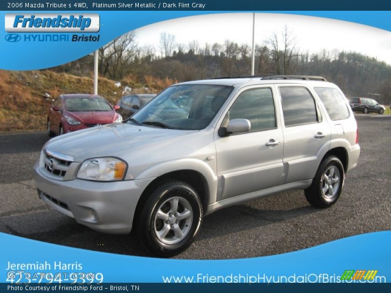 Platinum Silver Metallic / Dark Flint Gray 2006 Mazda Tribute s 4WD