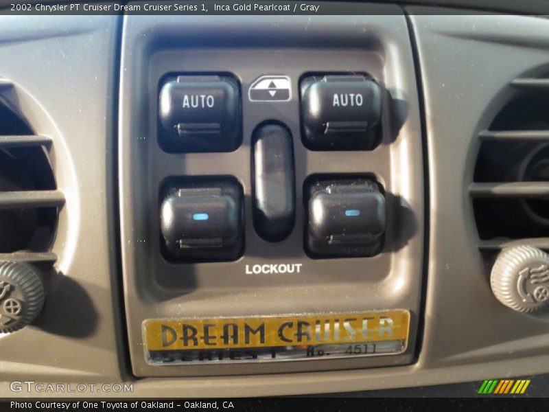 Controls of 2002 PT Cruiser Dream Cruiser Series 1