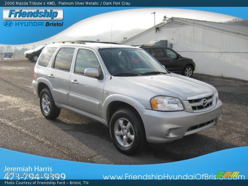 Platinum Silver Metallic / Dark Flint Gray 2006 Mazda Tribute s 4WD