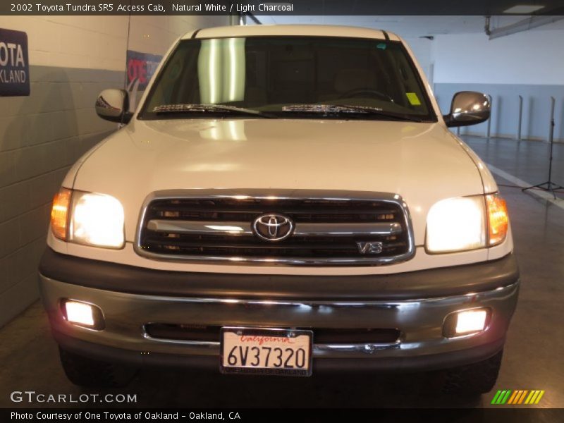Natural White / Light Charcoal 2002 Toyota Tundra SR5 Access Cab