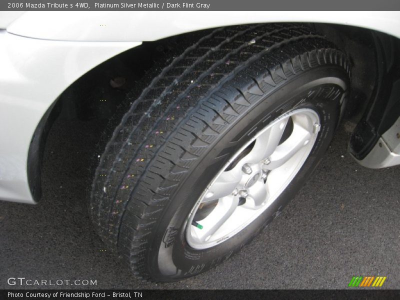 Platinum Silver Metallic / Dark Flint Gray 2006 Mazda Tribute s 4WD
