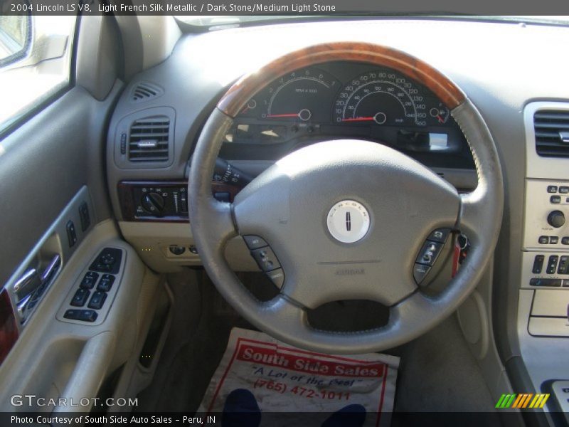 Light French Silk Metallic / Dark Stone/Medium Light Stone 2004 Lincoln LS V8