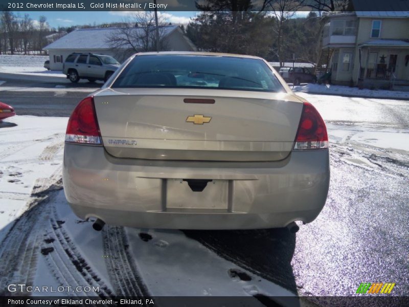 Gold Mist Metallic / Ebony 2012 Chevrolet Impala LS