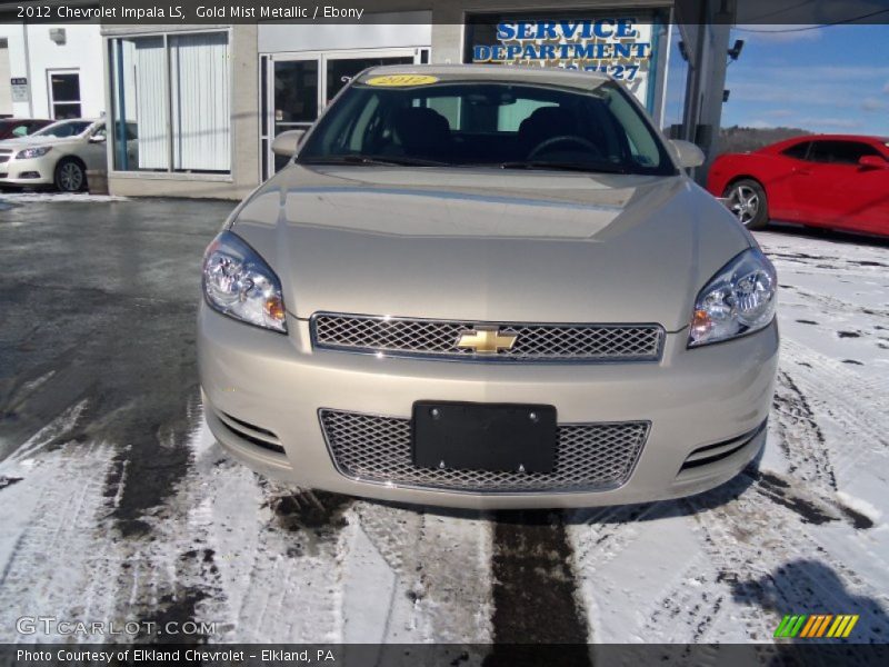 Gold Mist Metallic / Ebony 2012 Chevrolet Impala LS
