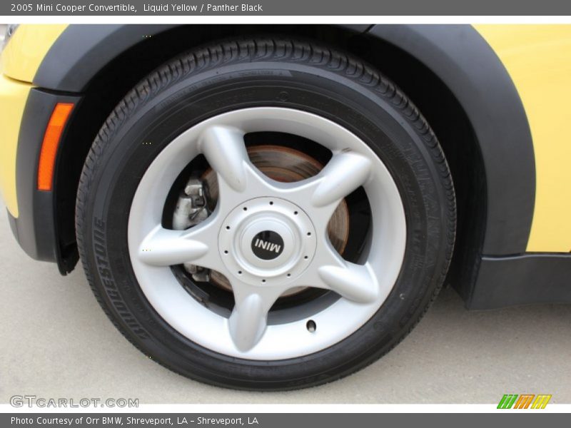 Liquid Yellow / Panther Black 2005 Mini Cooper Convertible