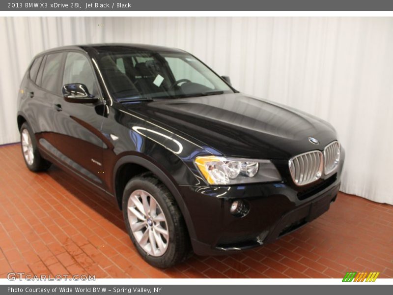 Jet Black / Black 2013 BMW X3 xDrive 28i