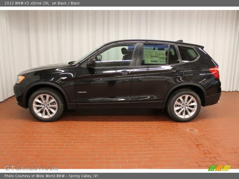 Jet Black / Black 2013 BMW X3 xDrive 28i