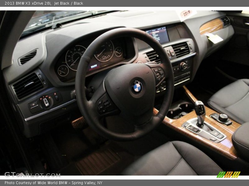 Jet Black / Black 2013 BMW X3 xDrive 28i