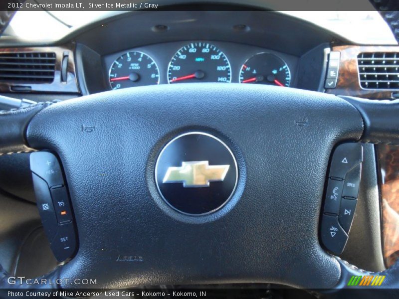 Silver Ice Metallic / Gray 2012 Chevrolet Impala LT