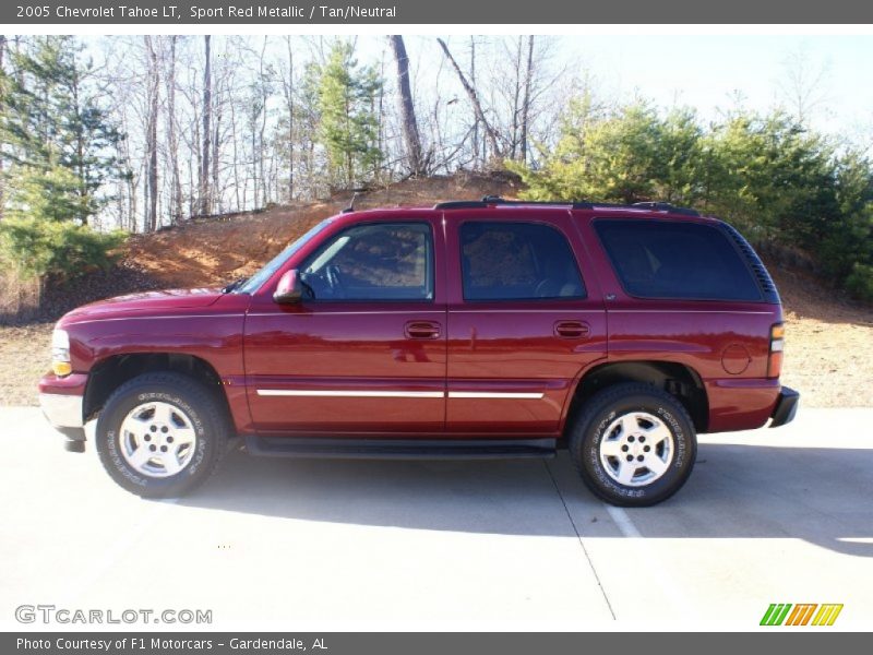 Sport Red Metallic / Tan/Neutral 2005 Chevrolet Tahoe LT