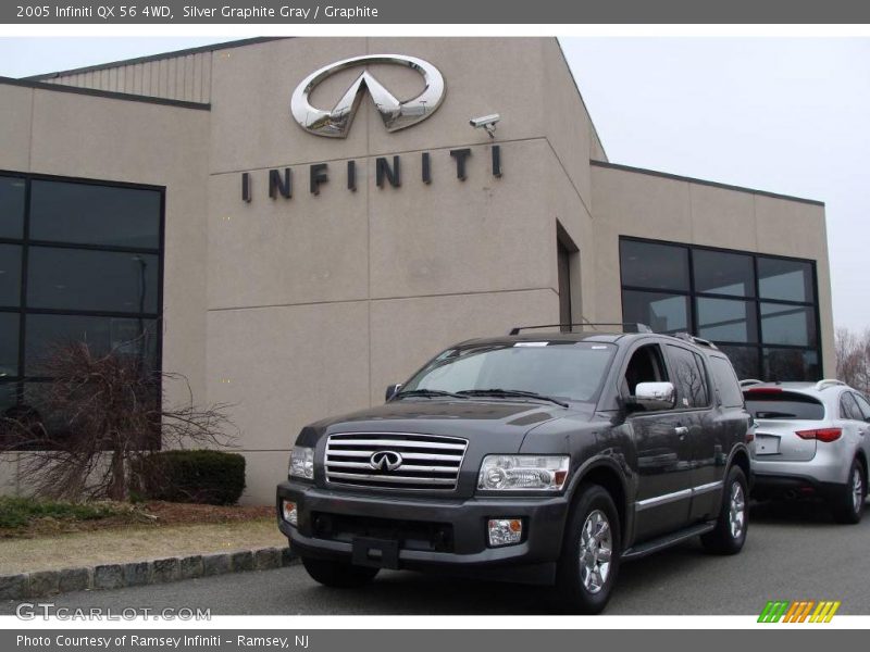 Silver Graphite Gray / Graphite 2005 Infiniti QX 56 4WD