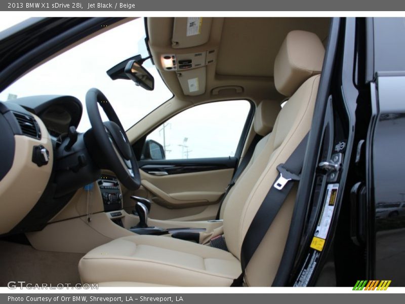 Jet Black / Beige 2013 BMW X1 sDrive 28i