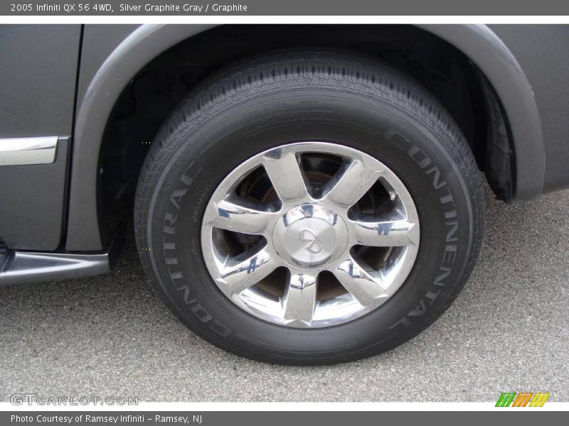 Silver Graphite Gray / Graphite 2005 Infiniti QX 56 4WD