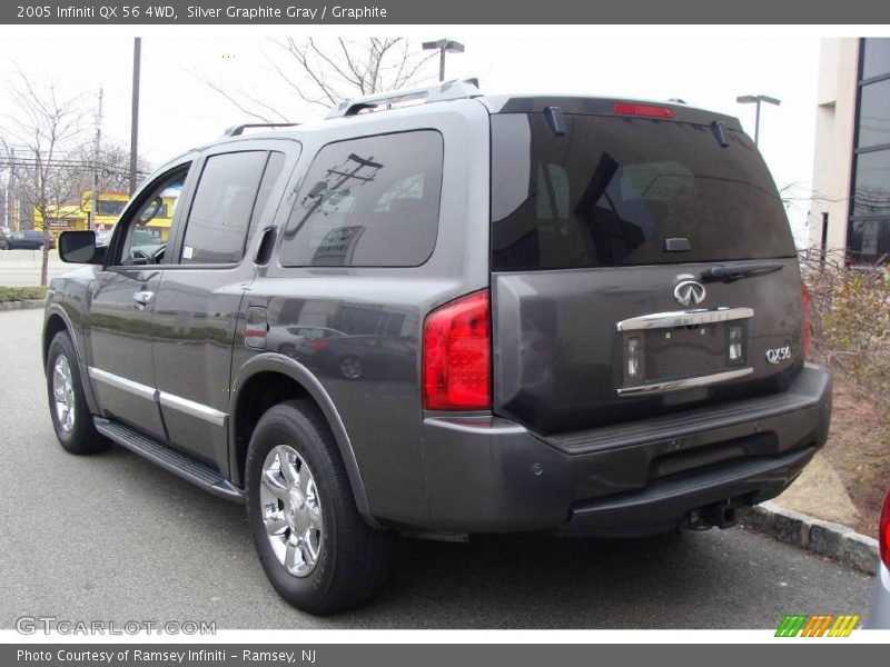 Silver Graphite Gray / Graphite 2005 Infiniti QX 56 4WD