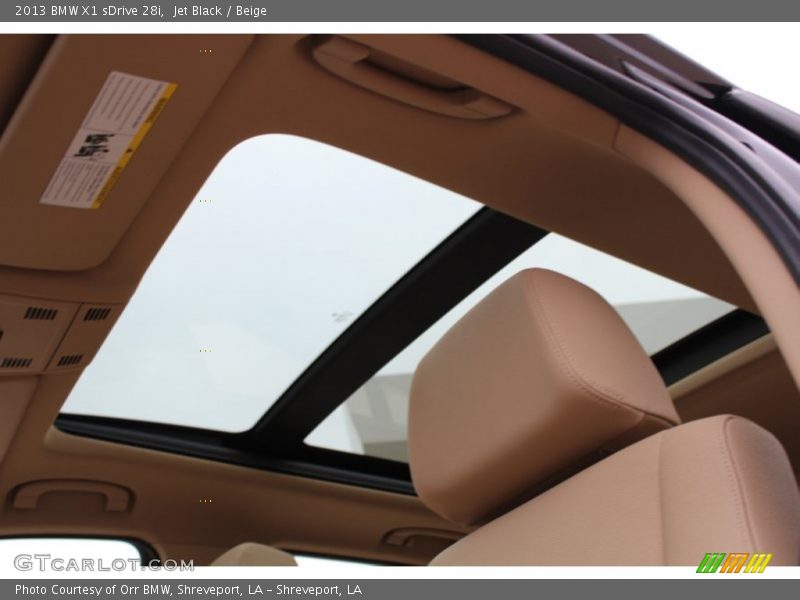 Jet Black / Beige 2013 BMW X1 sDrive 28i