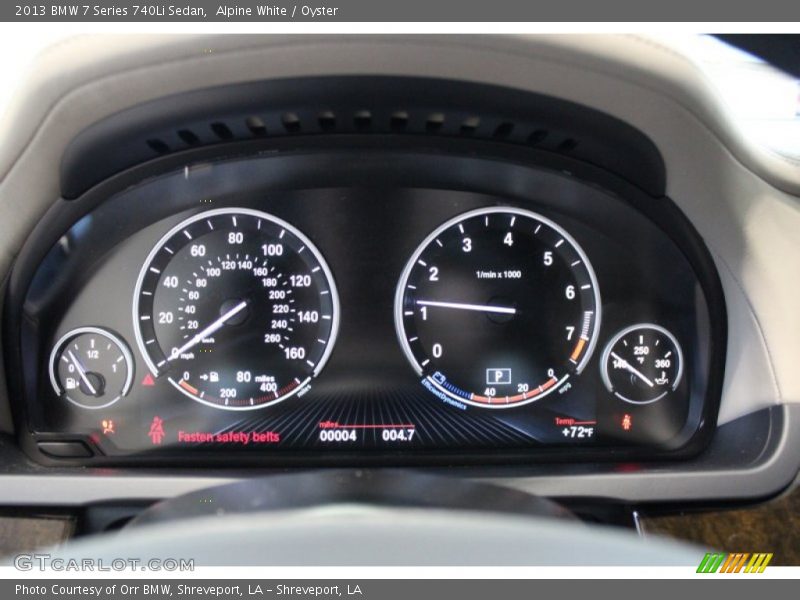  2013 7 Series 740Li Sedan 740Li Sedan Gauges