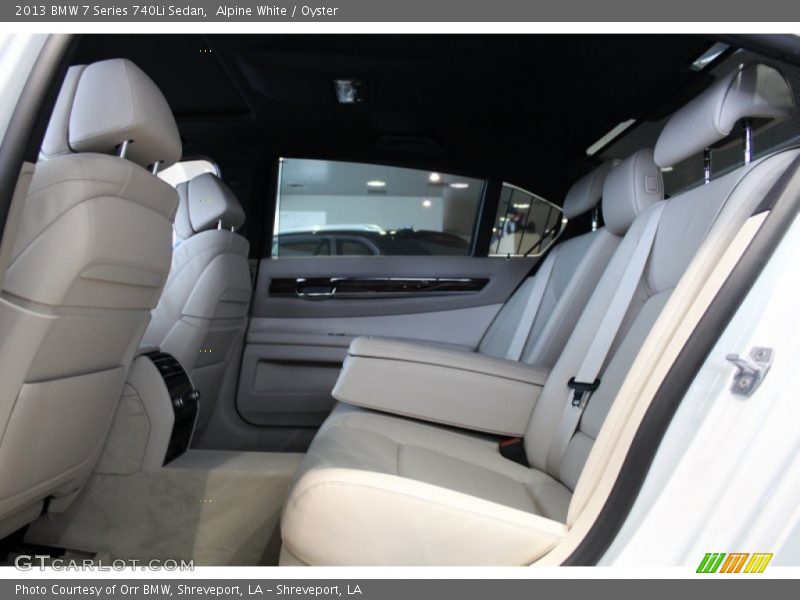 Rear Seat of 2013 7 Series 740Li Sedan