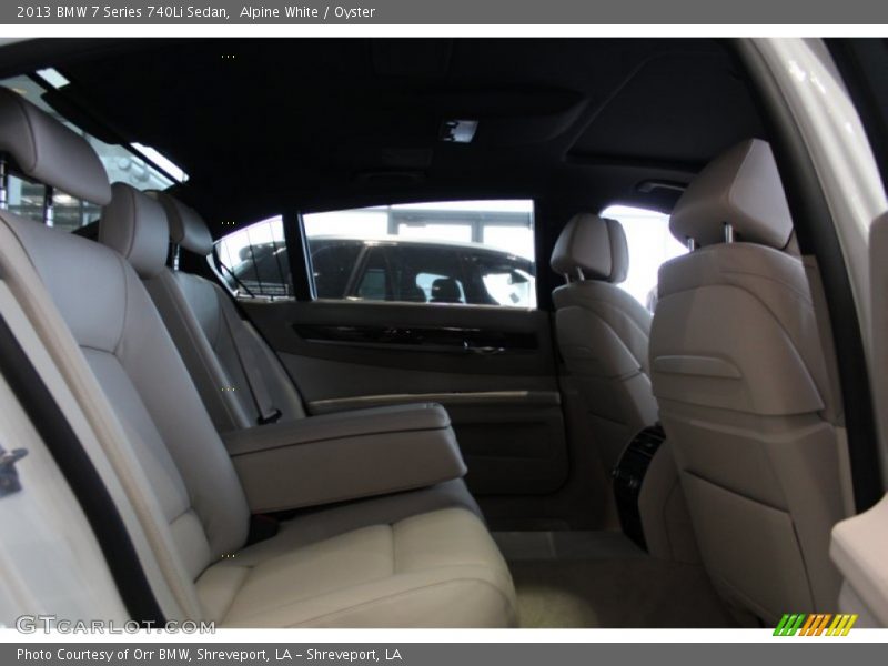 Alpine White / Oyster 2013 BMW 7 Series 740Li Sedan