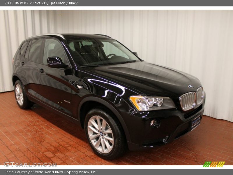 Jet Black / Black 2013 BMW X3 xDrive 28i