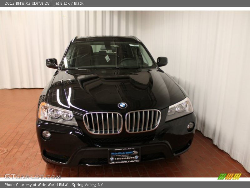 Jet Black / Black 2013 BMW X3 xDrive 28i