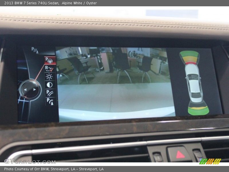Alpine White / Oyster 2013 BMW 7 Series 740Li Sedan
