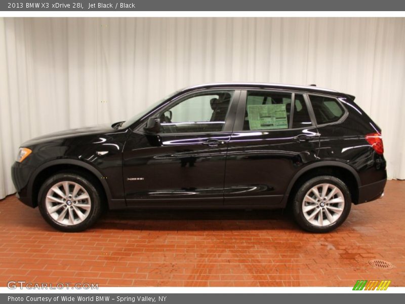 Jet Black / Black 2013 BMW X3 xDrive 28i