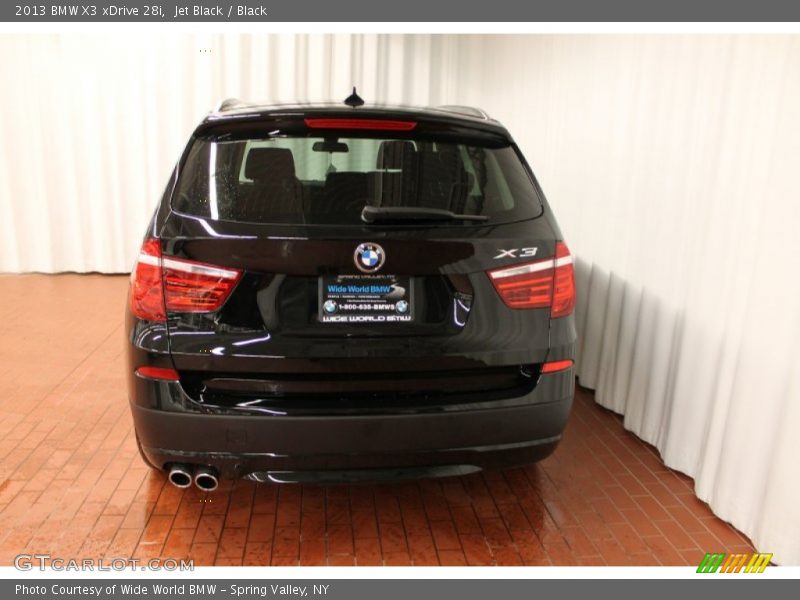 Jet Black / Black 2013 BMW X3 xDrive 28i