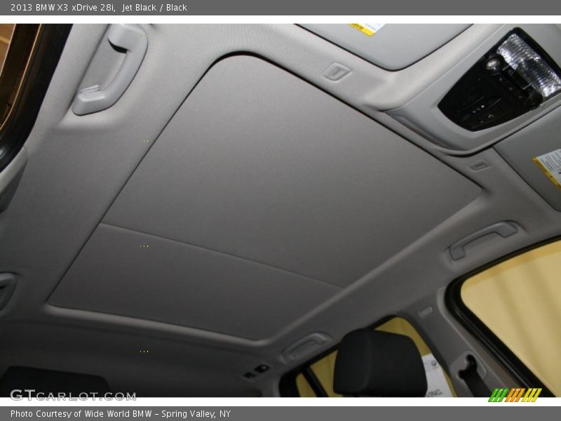 Jet Black / Black 2013 BMW X3 xDrive 28i