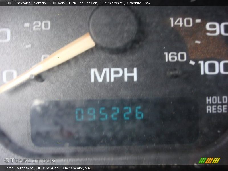 Summit White / Graphite Gray 2002 Chevrolet Silverado 1500 Work Truck Regular Cab