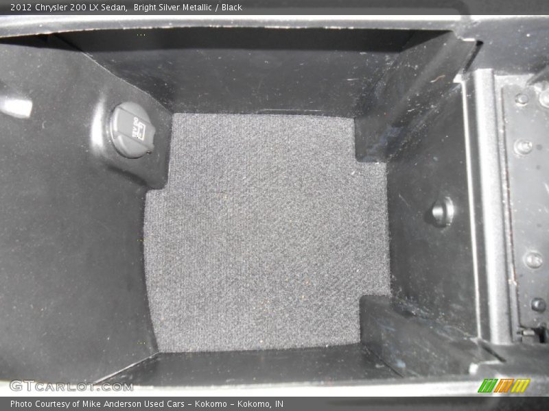Bright Silver Metallic / Black 2012 Chrysler 200 LX Sedan