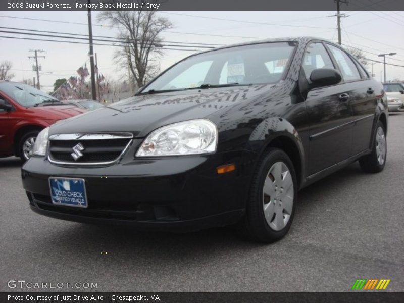 Fantasy Black Metallic / Grey 2008 Suzuki Forenza