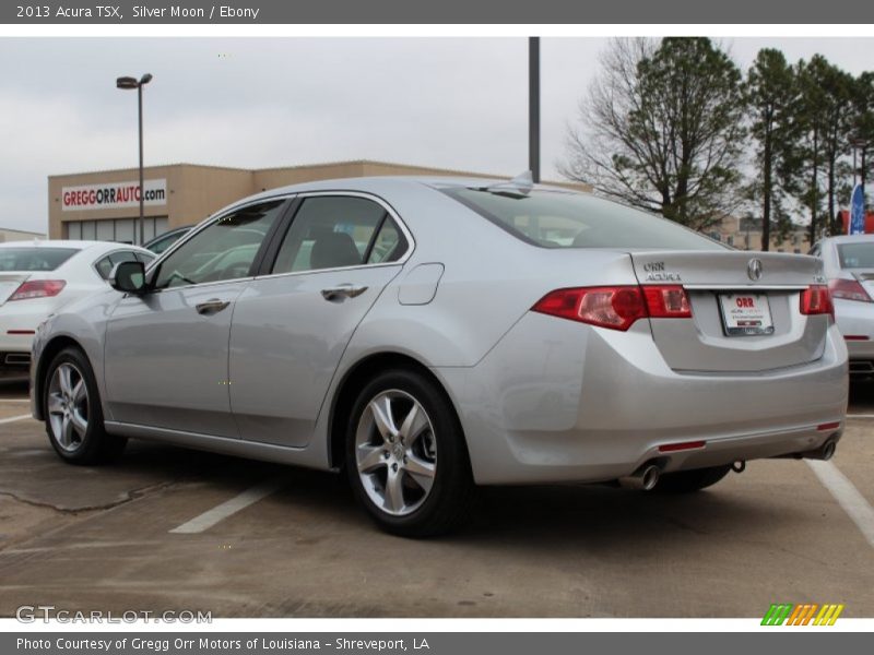 Silver Moon / Ebony 2013 Acura TSX