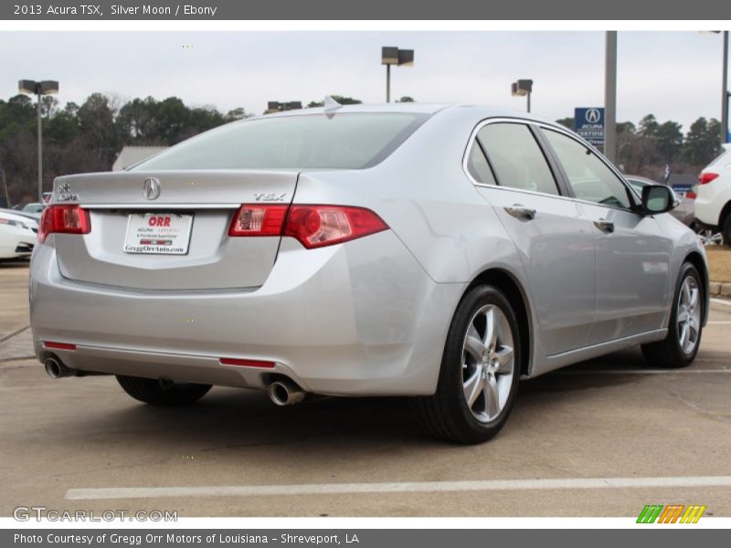 Silver Moon / Ebony 2013 Acura TSX