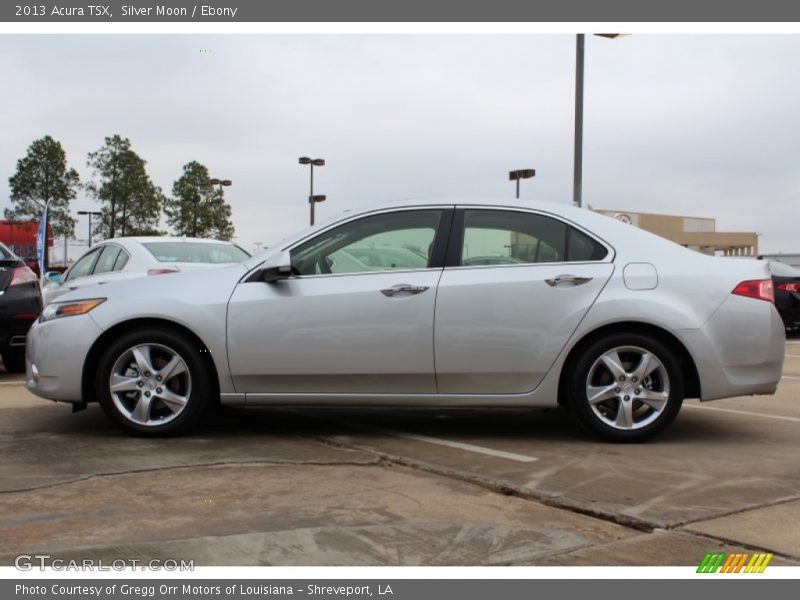 Silver Moon / Ebony 2013 Acura TSX