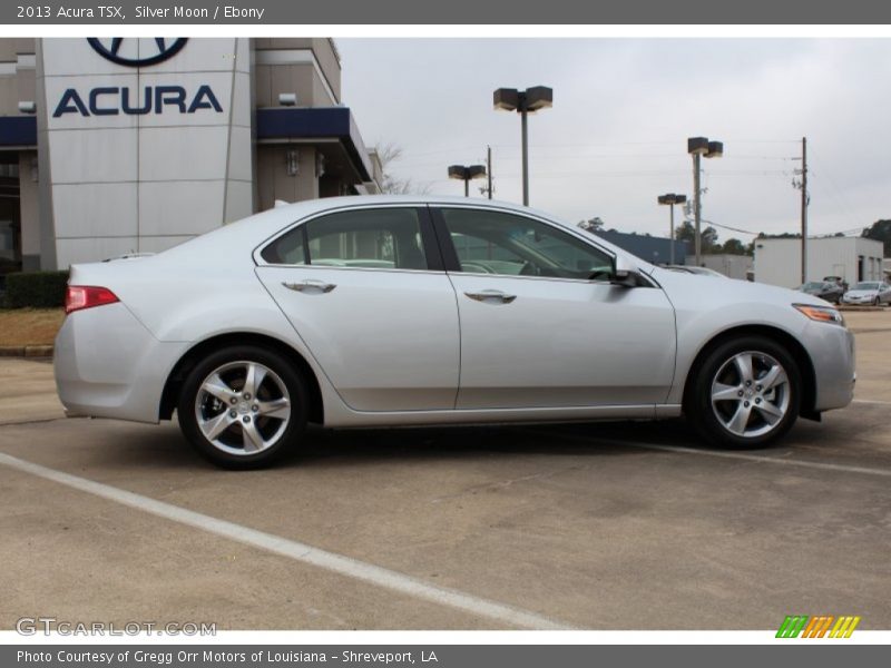 Silver Moon / Ebony 2013 Acura TSX