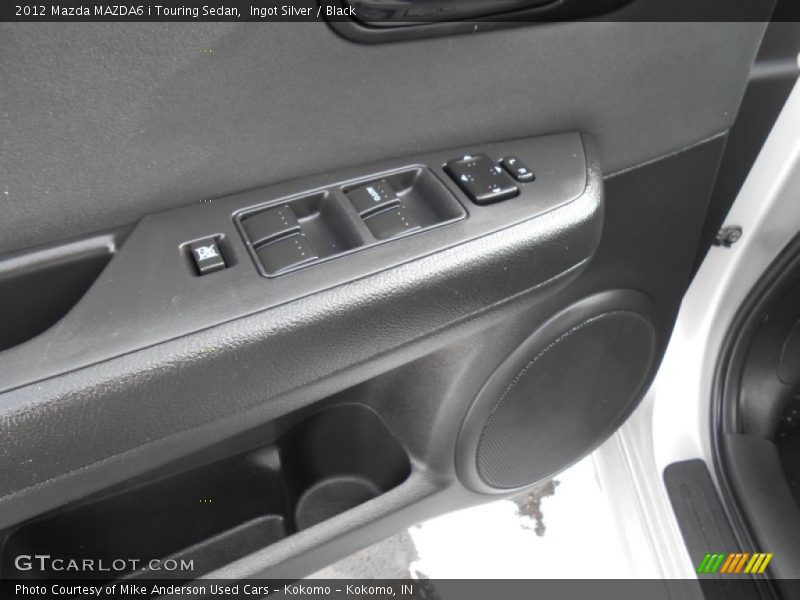 Ingot Silver / Black 2012 Mazda MAZDA6 i Touring Sedan