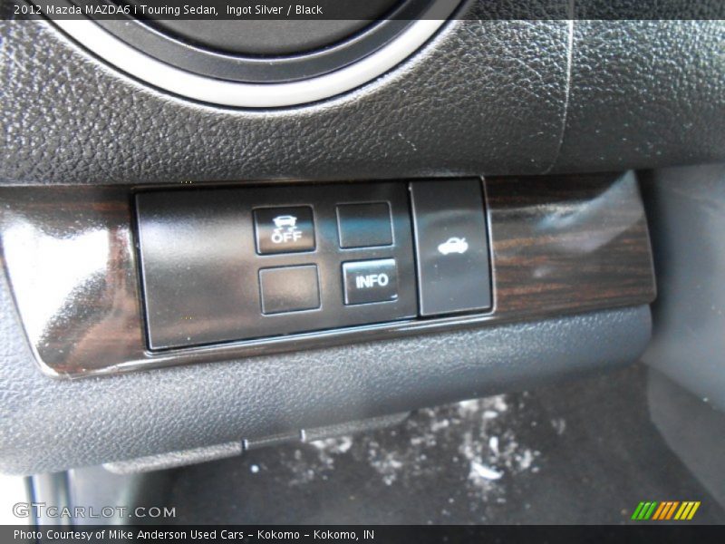 Ingot Silver / Black 2012 Mazda MAZDA6 i Touring Sedan