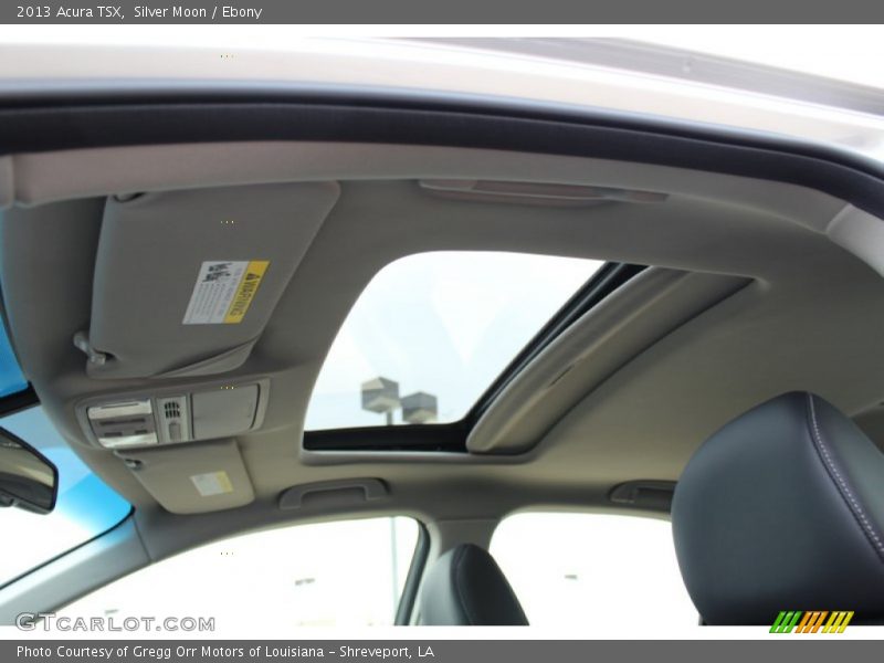 Silver Moon / Ebony 2013 Acura TSX