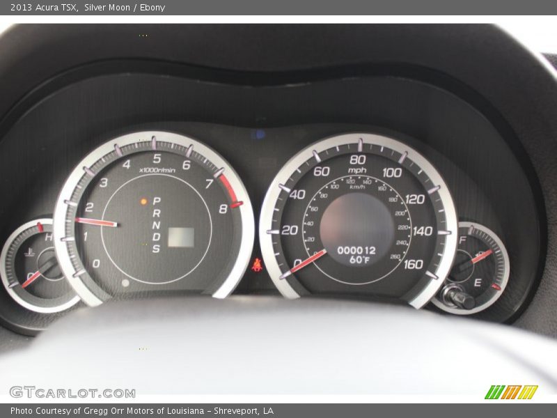 Silver Moon / Ebony 2013 Acura TSX