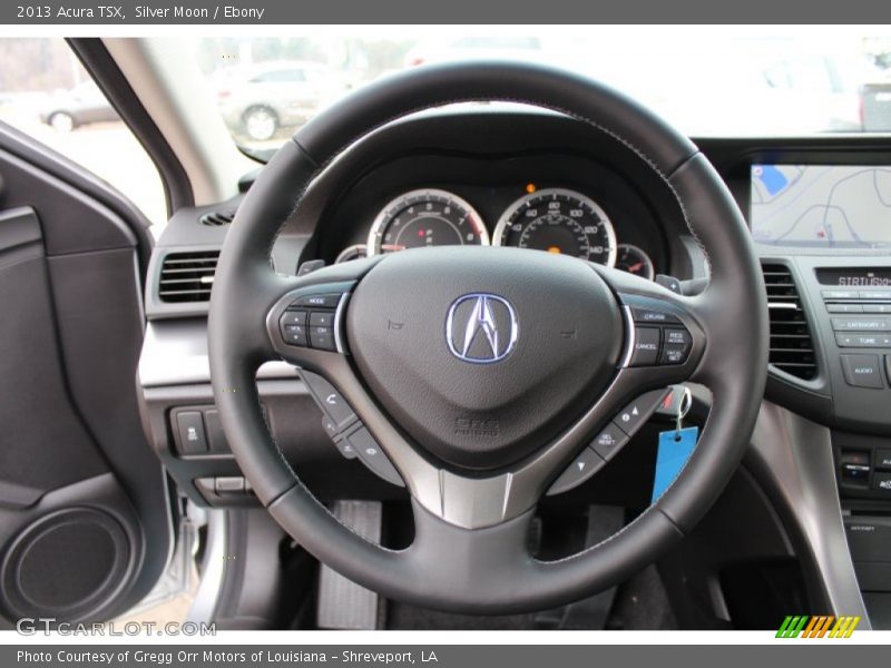 Silver Moon / Ebony 2013 Acura TSX