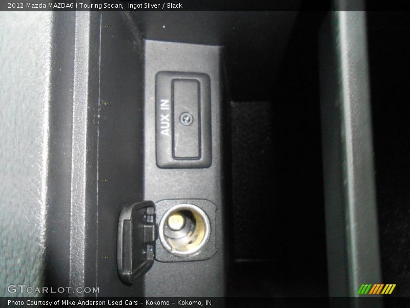 Ingot Silver / Black 2012 Mazda MAZDA6 i Touring Sedan