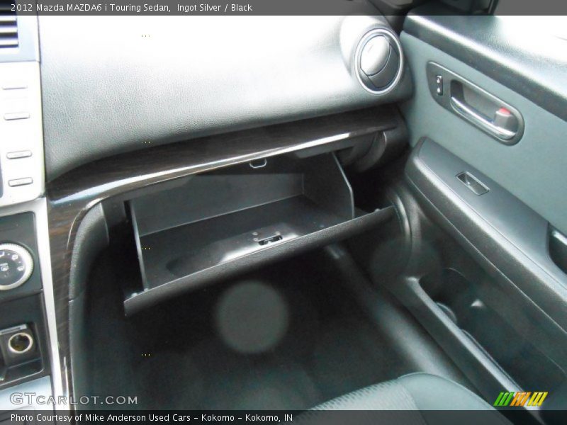 Ingot Silver / Black 2012 Mazda MAZDA6 i Touring Sedan