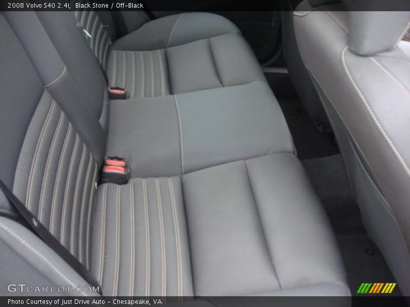 Rear Seat of 2008 S40 2.4i